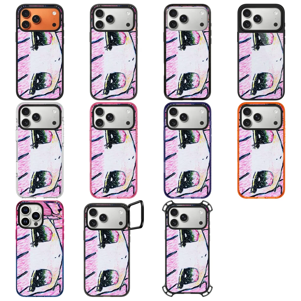 

2601249 Matte / Acrylic / Mirror / Bounce Camera Ring Stand Cover for IPhone 17 16 15 14 13 Pro Max - Protective Magnetic Case