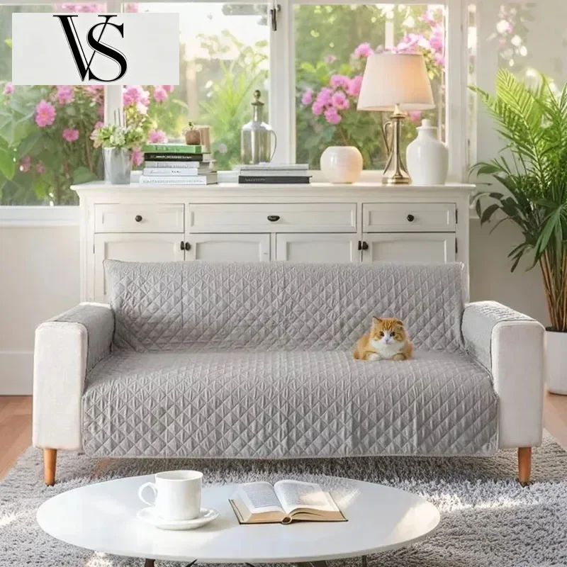 1/2/3 Sofa Seater Covers Waterproof Couch Cushion for Dog Kids Pets Mats Anti-Slip Sofa Washable Slipcover Furniture Protector