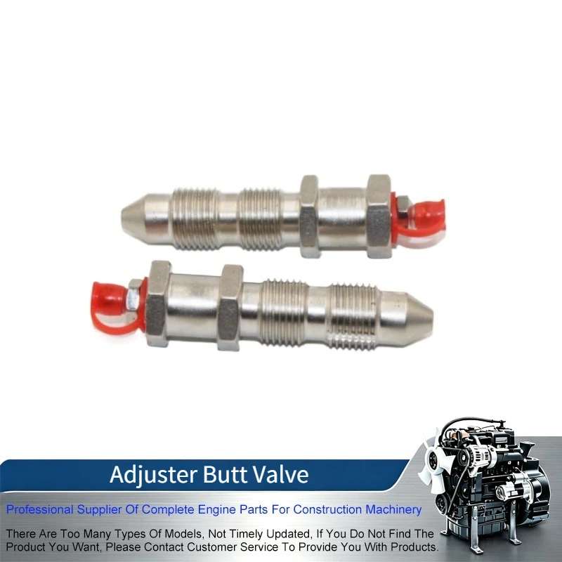2pcs 07959-20001 0795920001 Adjuster Butt Valve For Komatsu Engine SAA6D102E-2 SAA6D107E-1 Excavator PC100 PC200 PC220 PC300