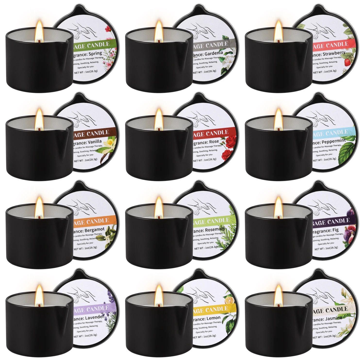 เทียนนวดน้ำมันหอมกลิ่นธรรมชาติ - Massage Candle Melting บทวิจารณ์และราคา