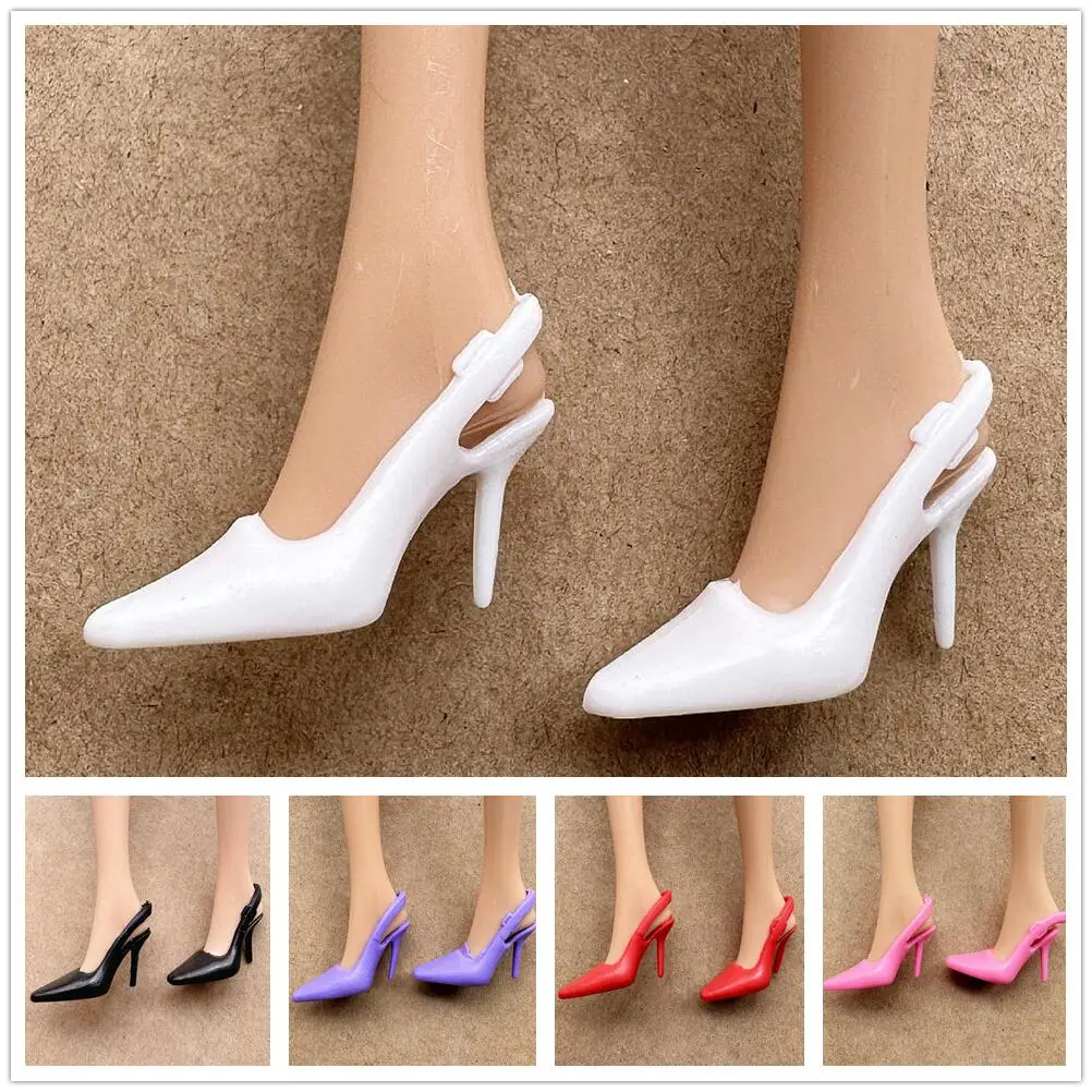 Bunte, sortierte Absatzschuhe (11,5 Zoll) für 30 cm große Puppen, 1/6 Maßstab, Zubehör, Stiefel, Puppenschuhe, Spielzeug – Detail 2