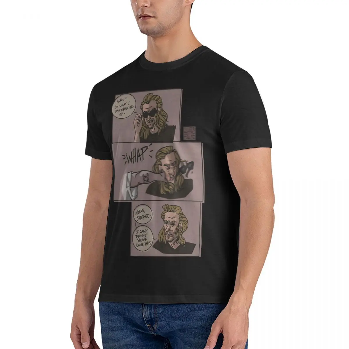 Men Loki, I Can't Believe You've Done This Scoop T Shirts Marvel Thor Odinson 100% Cotton Clothing Fashion Short Sleeve Crewneck