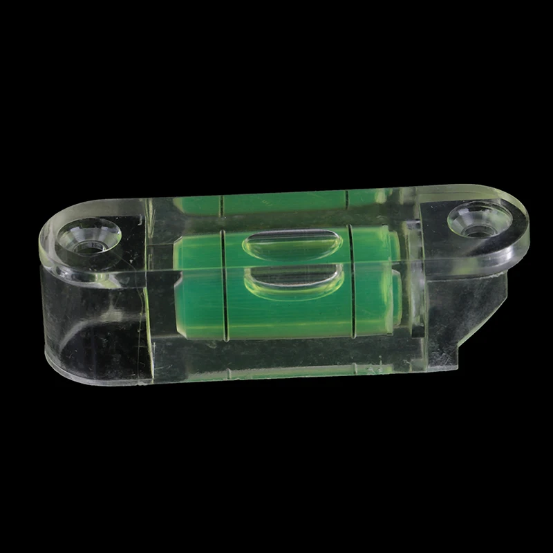 New Acrylic Square Level Bubble Mini Spirit Level Bubble With Ears Screw Holes