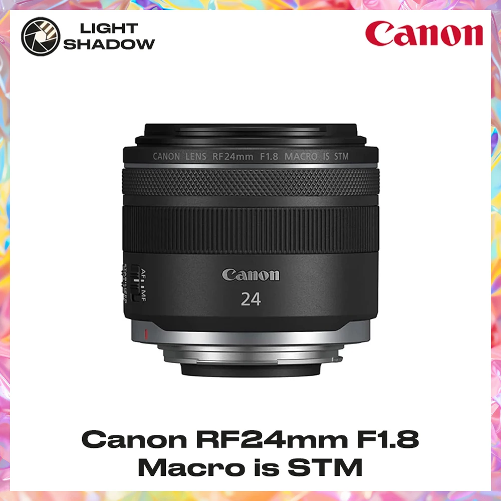Canon RF24mm F1.8 Macro is STM Lens, Wide-Angle, Fixed Focal Length Prime Lens, Compatible with EOS R Series Mirrorless Cameras