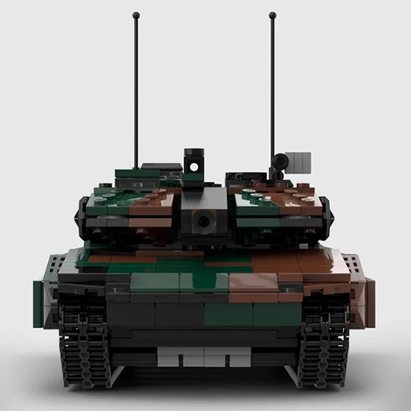 Military Weapon Model Moc Building Bricks Leopard 2A7V Tank Technology Modular Blocks Gifts Christmas Toys DIY Sets Assembly