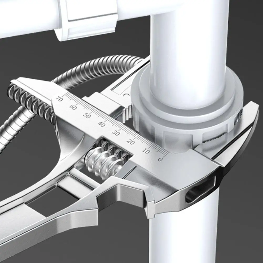 6-68mm evrensel onarım seti banyo el aletleri büyük açılış boru anahtarı somun anahtar ayarlanabilir anahtarı ev onarım aracı anahtarı