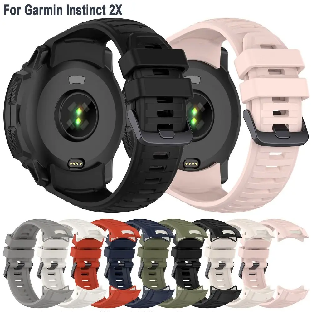 Silicone Watch Strap For Garmin Instinct 2X Replacement Sport Watchband Bracelet For Garmin Instinct 2X Smartwatch Accessories
