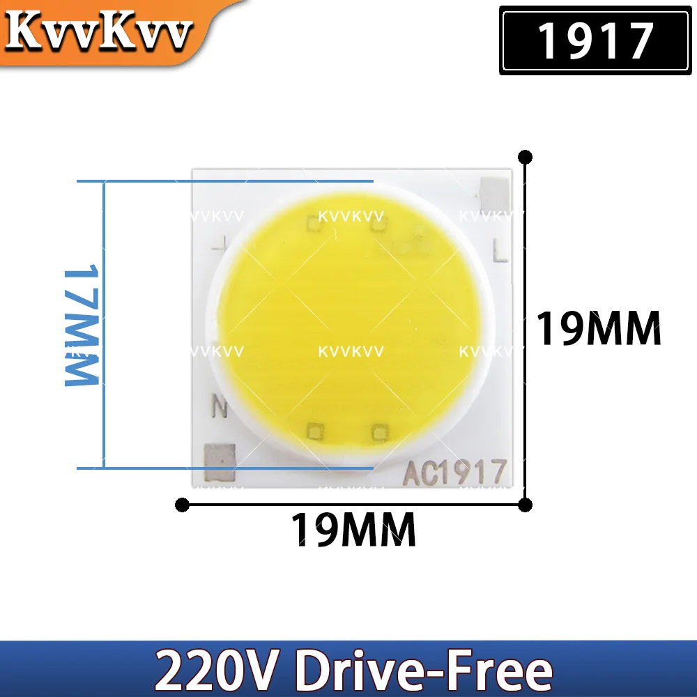 High CRI Ra98 COB 1411 1917 LED Chip Array 3W 5W 7W 9W 12W 15W 20W 30W Warm White Chips Lamp Spot Light Downlight Accessories