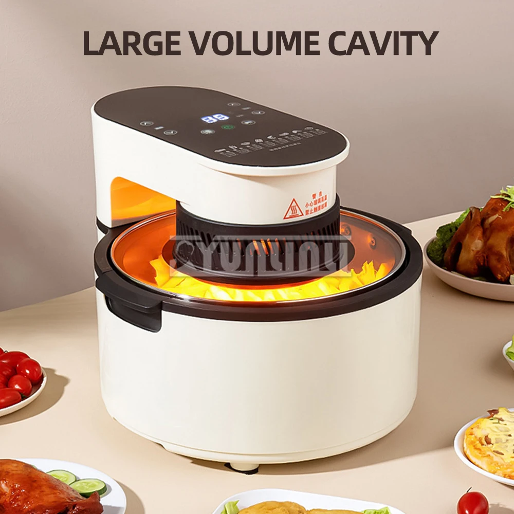 Intelligent Oil-free Electric FryerVisible Air fryers Household Touch Screen Air Fryer Friggitrici Ad Aria