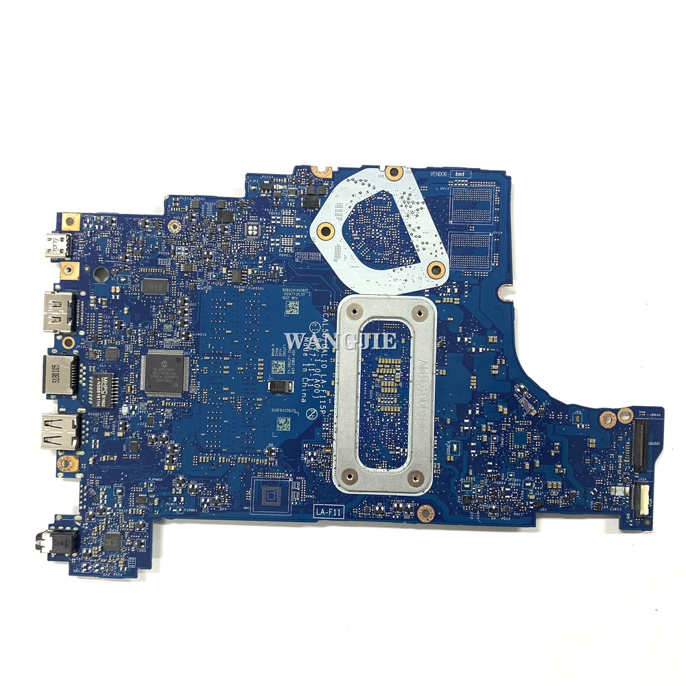 Laptop Motherboard para Dell Inspiron, LA-F115P, Mainboard CN-09XJTY 09, XJTY 9, 5570, 5770, CPU, I5-8250U, SR3LB, 100% de trabalho