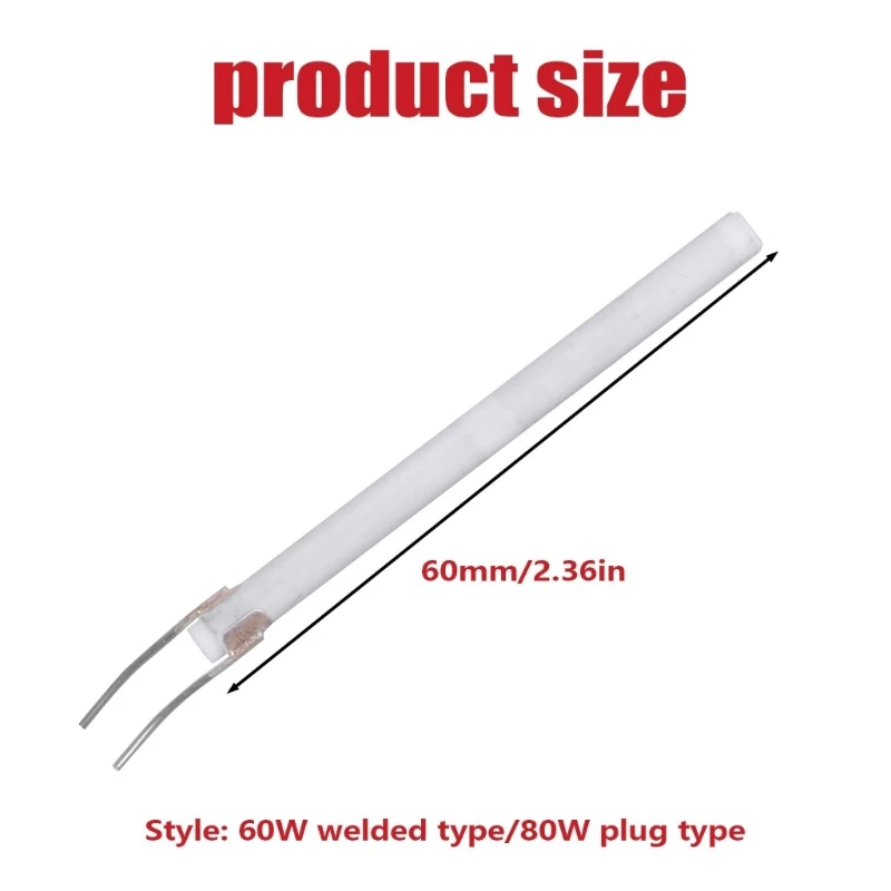 

Electric Soldering Iron Heating Cores 80W 60W Ceramic Adjustable Temperature Internal Heating Element Tool Maintenance 37JD