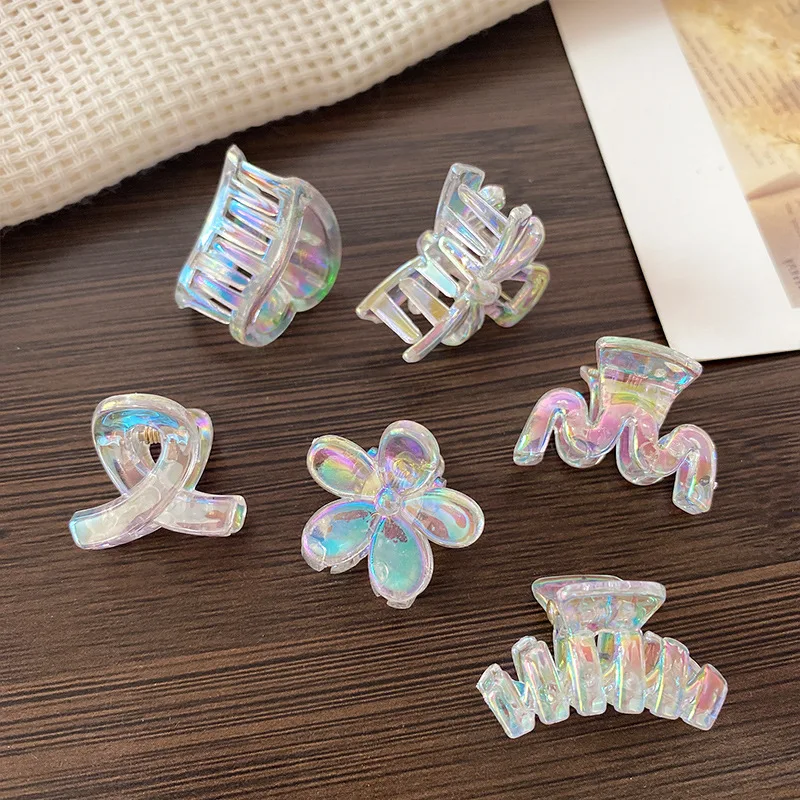 

2pcs Mini Fantasy Color Hair Clips Women's Small Princess Hair Accessories Side Bangs Hairdressing Hairpin Headwear Заколки