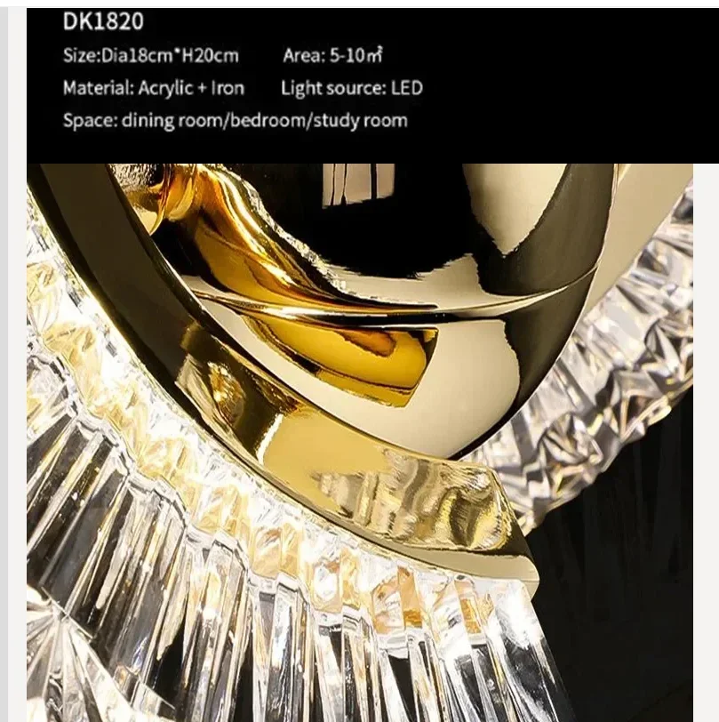 UFO chelier Nordic room decoration style rotary LED lamp and small are suitable for bars, bedrooms, restaurants, kitchens