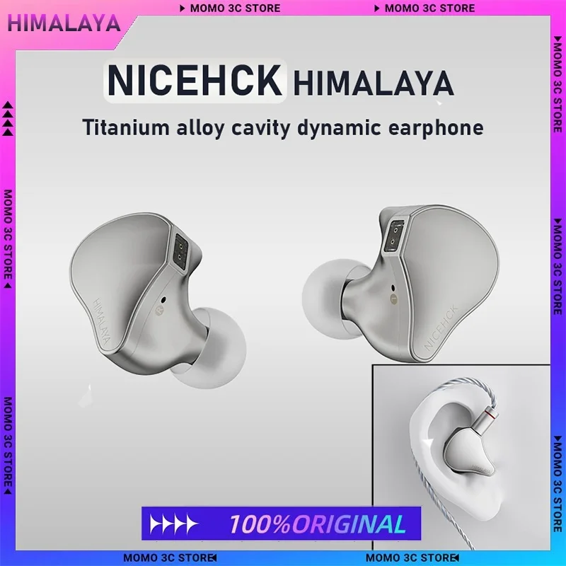 Nicehck Himalaya Hi-Fi Hires Наушники-вкладыши 10 мм Двойные магнитные двухслойные Cnt Динамический монитор-вкладыш 3-в-1 Штекер Проводной Hi-Fi IEM