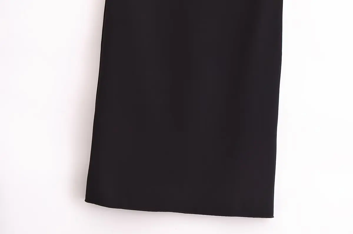 فستان نسائي متوسط الطول بدون حمالات مع قصة خصر - تصميم خارجي لمظهر أنيق وجذاب #5