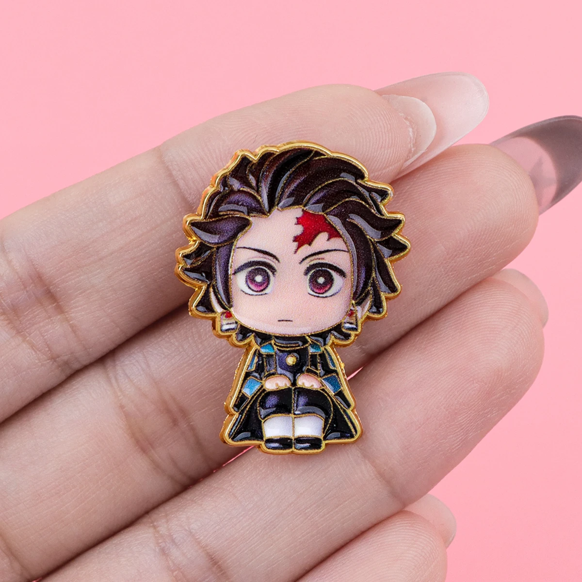 Cute Boy Girls Enamel Pin Cartoon Brooch For Coat Women Brooches Fashion Lapel Badges Jewelry Friends Gift Cosplay Accessories view 3