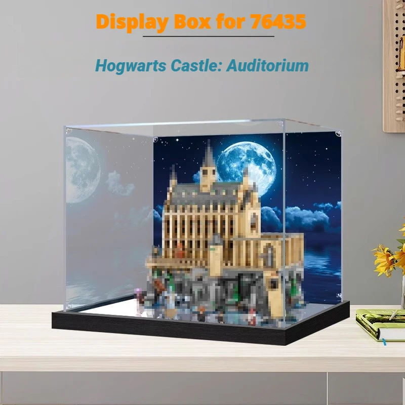 

3mm Acrylic Display Box for Lego 76435 Display Case for Hogwarts Castle Dustproof Clear Showcase Toy Storage Box Organizer