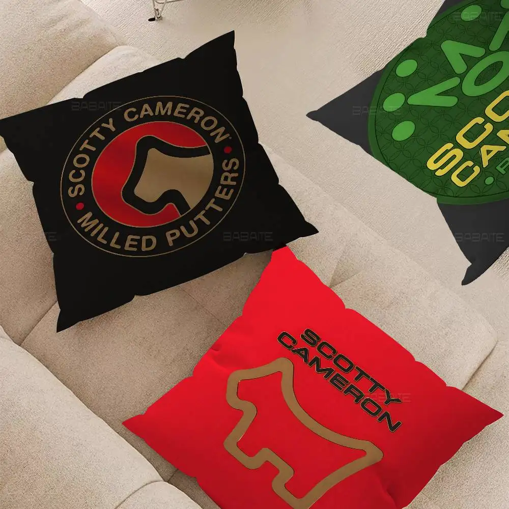 Golf S-Scotty C-Camerons Anime Personalized Pillow Cover Kids Bedroom Wild Party Decor Pillowcase kid Birthday shower Gift