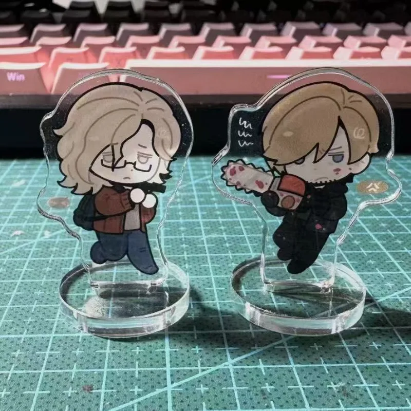 

Game Peripherals Cute Leon S. Kennedy Figure Acrylic Stand Grace Ashcroft Figurine Standing Plate Decoration Collection Toys