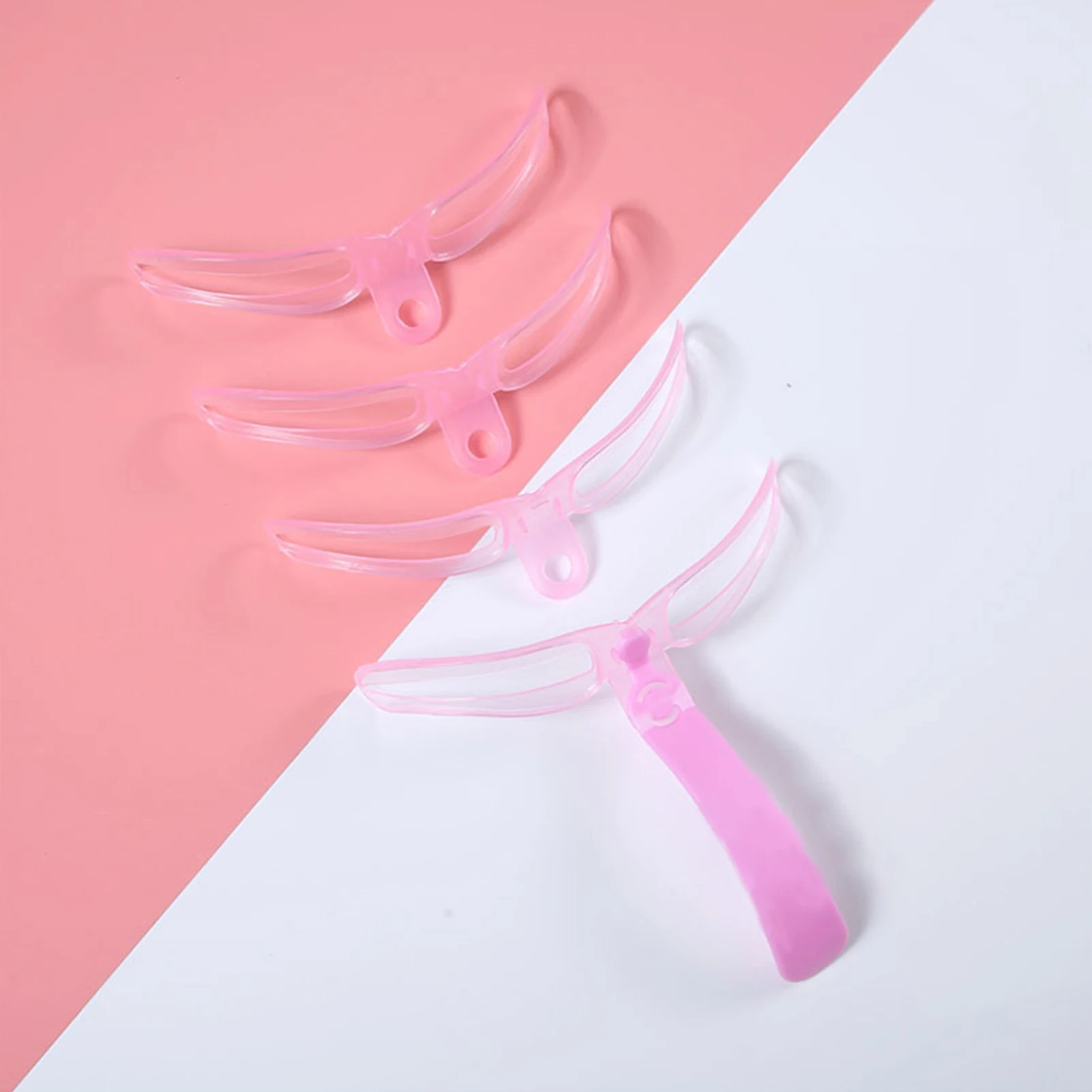 Herbruikbare wenkbrauwsjablonen Koreaanse stijl 4e generatie Handheld wenkbrauwvormgereedschap voor wenkbrauwen Gemakkelijke make-uptoepassing