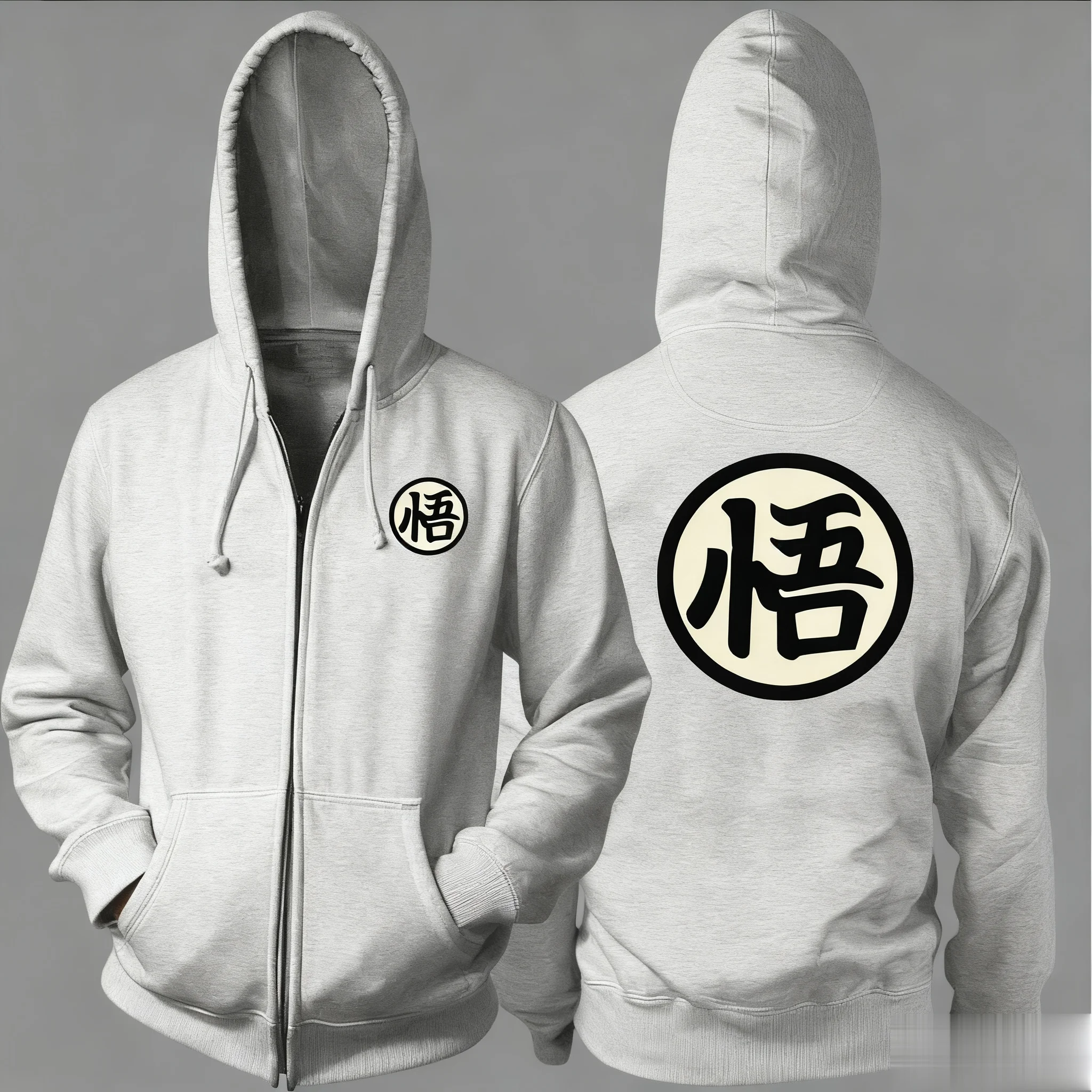 

Новый Dragon Ball для мужчин и женщин, толстовка с капюшоном на молнии, уличная одежда унисекс, пуловер с капюшоном, повседневные негабаритные осенне-зимние модные топы