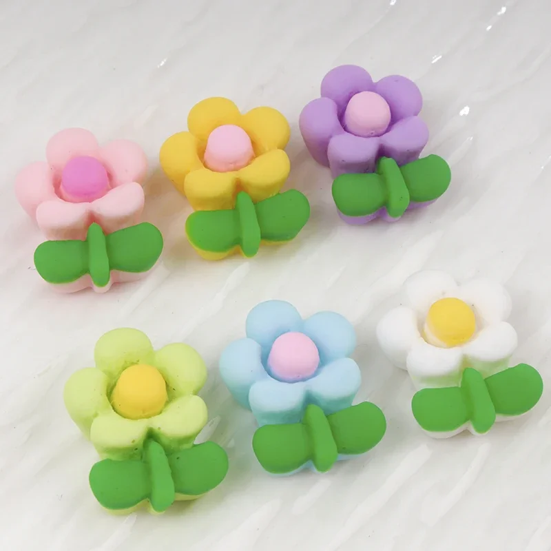 20/100Pcs Mini Flowers DIY Resin Craft Scrapbook Hairpin Decor Earrings Accessories Nail Art Handwork Flatback Patch Material