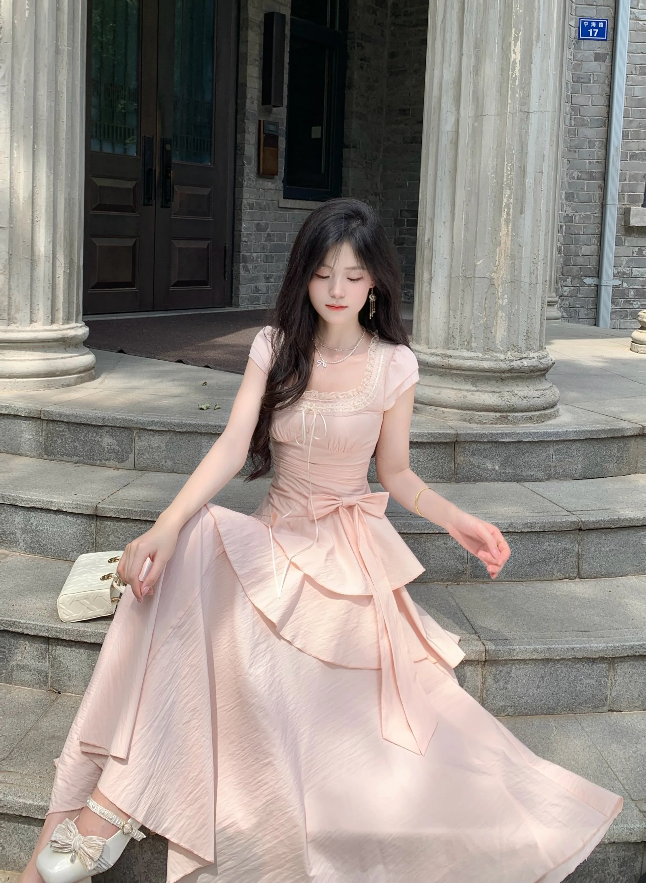 فساتين نسائية صيفية أنيقة بتصم - مراجعة Vintage Fashion Style Female وسعره