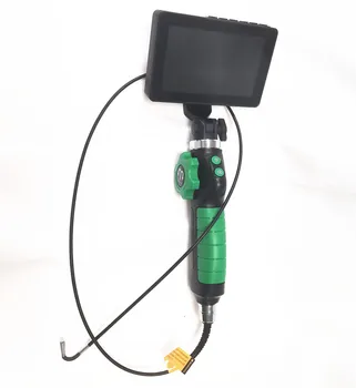 산업용 CMOS 내시경 검사 디지털 현미경, 180 도, 2 방향 관절 스티어링, 4.3 인치, 3.9mm, 2MP, 1080P