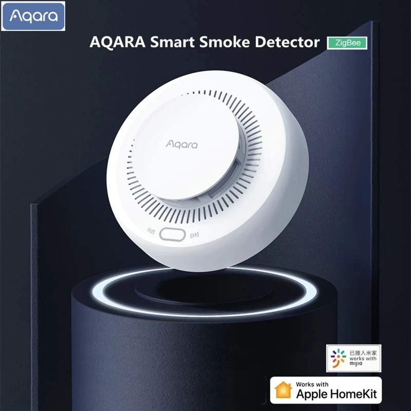 Aqara Smoke Detector Sensor Fire Alarm Zigbee 3.0 fire alarm zigbee Monitor Sound Alert Home Security Works with Mi home Homekit