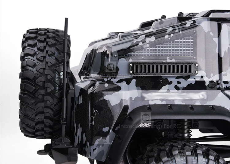 Plastikowe czarne boczne otwory wentylacyjne do 1/10 RC Crawler Car Traxxas TRX4 TACTICAL UNIT Diy Parts