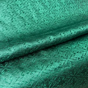 Jacquard Fabric Brocade Satin Silk Apricot, Vintage Floral Vein để may áo khoác khăn trải bàn ghế sofa và váy 12 Brodery màn hình bán hàng chính - №3