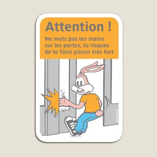 لعبة مغناطيسية منزلية على شكل أرنب من سيرج ذا مترو، لطيفة لمنظم الثلاجة، حامل مضحك للأطفال، ثلاجة أطفال ملونة