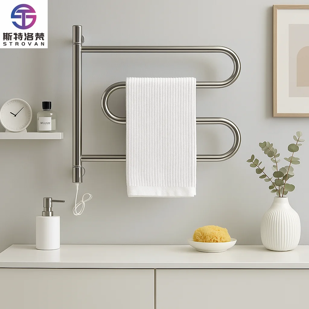 304 Stainless Steel Wall Mounted Quick Heating Waterproof Anti Rust Bathroom Towel Warmer