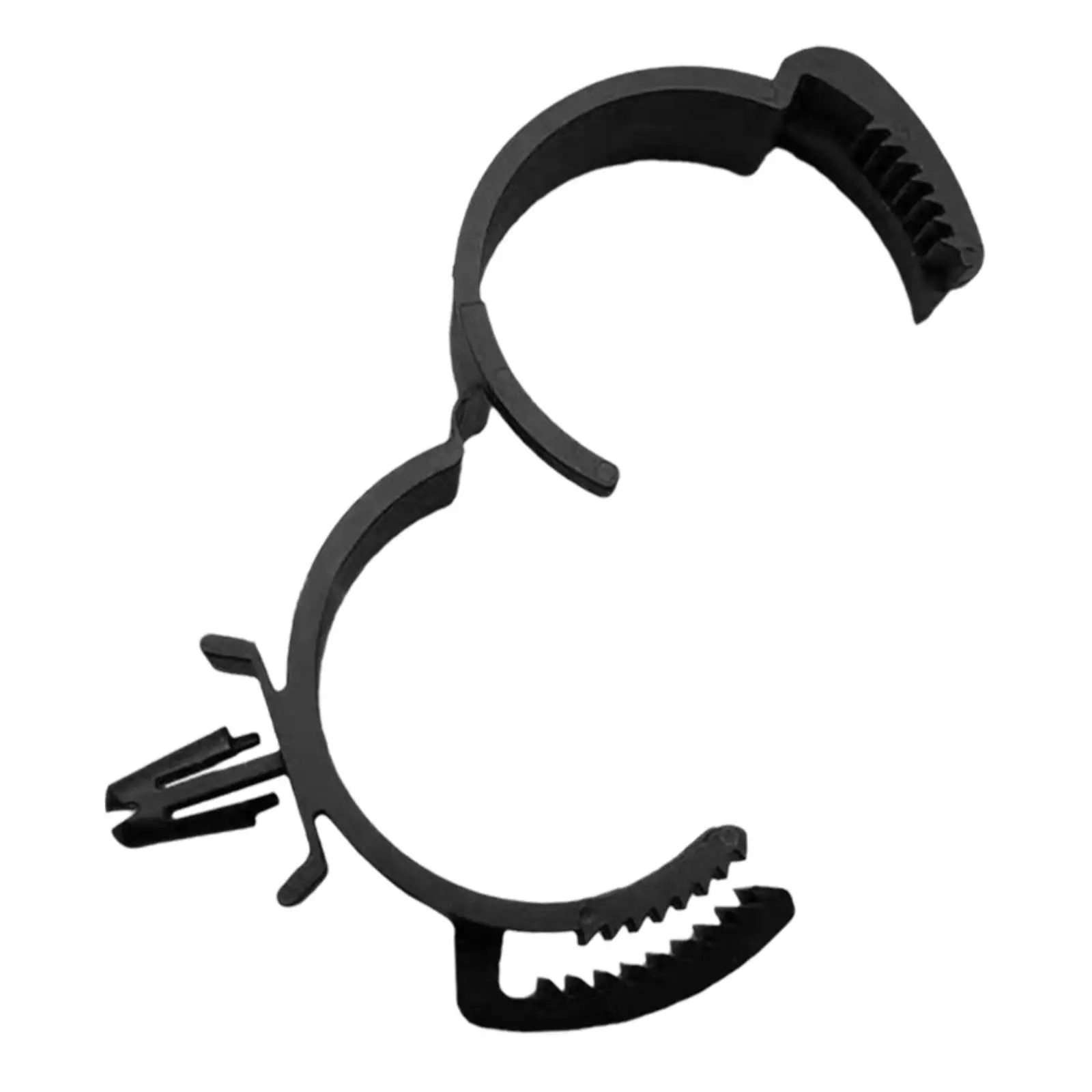 

Car Water Hose Mount Clip Black Plastic Auto Accessory Easy Install for Vehicle Engine Pipe