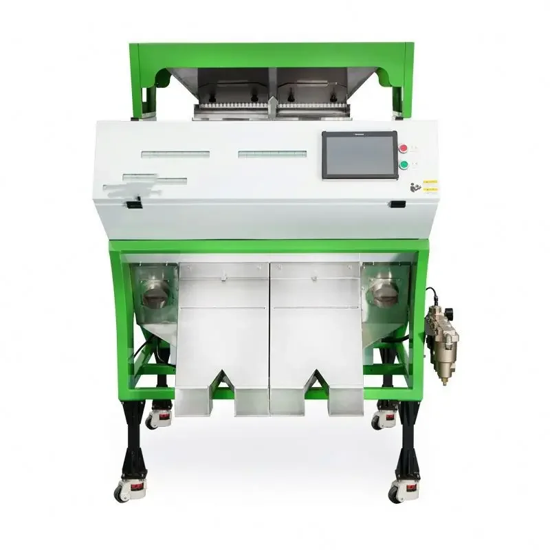 Clasificador de colores industrial multifunción, máquina clasificadora de arena de cuarzo de plástico, Selector, máquina de cribado, tuerca de tierra agrícola