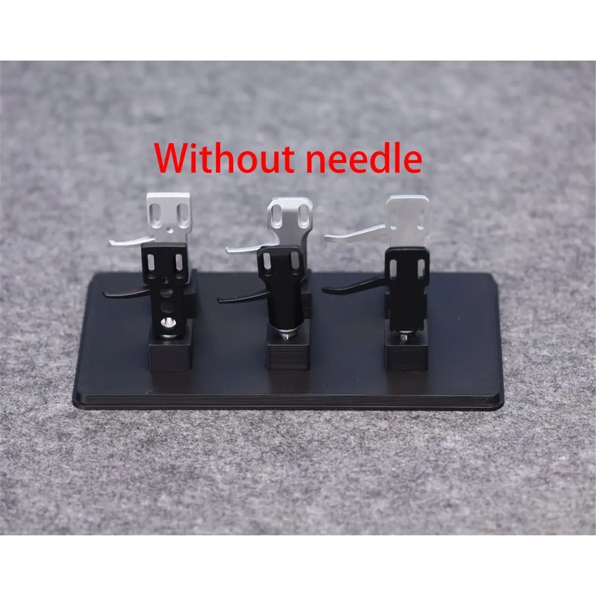 6-Slots Acrylic Phono Shell Case Dustproof Turntable Cartridge and Headshell Organizer for Safe and Secure Storage