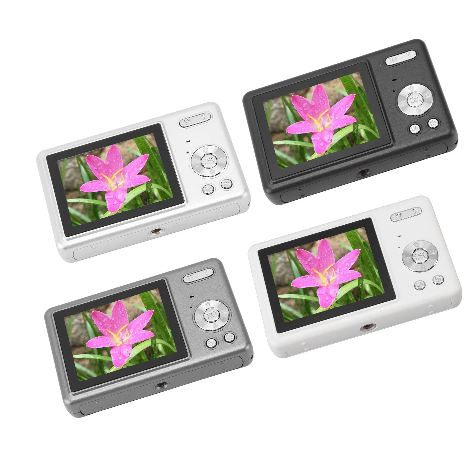 50MP 1080P Digital Camera 2.4in  Screen 16X Zoom Auto   Digital Camera for Student Vlog Portable Digital Camera