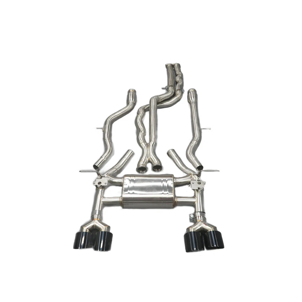 For BMW M4 F82 S55B30 Tuning Exhaust Systems New Valvetronic Muffler with Mid Catback Exhaust Pipes