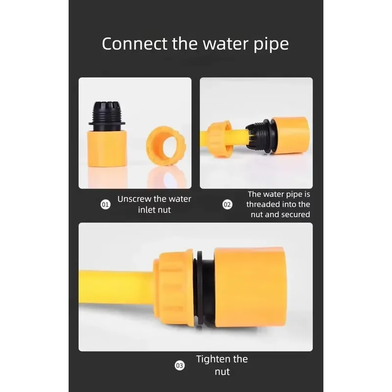 Thickened High Pressure Power Washer Hose 12mm & 16mm Inner Diameter Wear Resistant Durable Car Washing Water Pipe