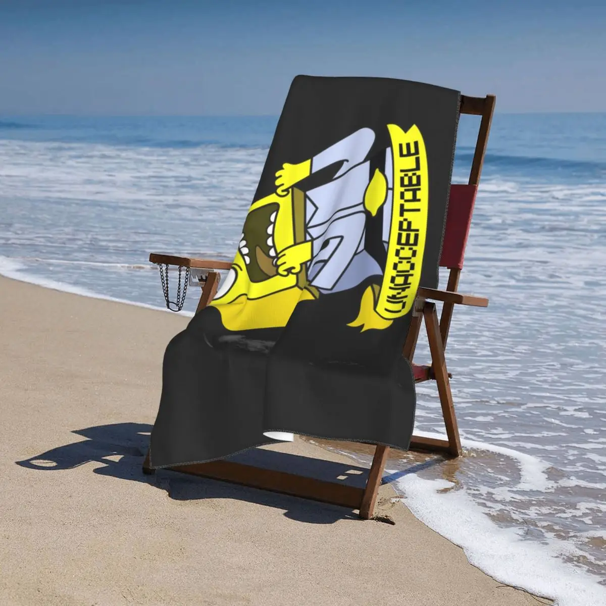 Custom Adventure Time Lemongrab Beach Towel Quick Drying TV series Super Soft Microfiber Shower Sauna Towels image 5