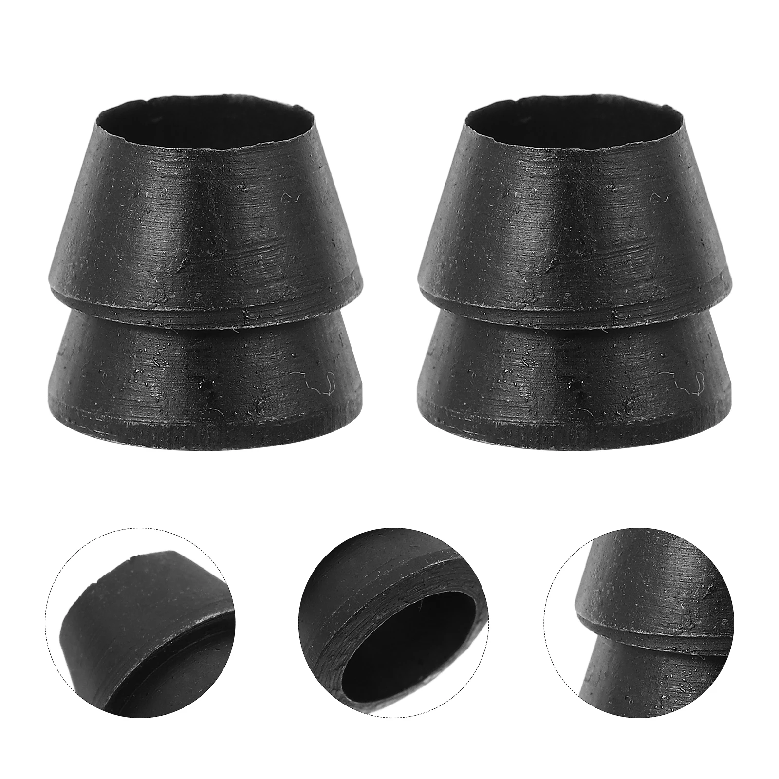 

4pcs Metal Axe Wedges Round Handle Reinforced Steel Wedges Set For Carpentry Woodworking Maintenance Polished Axe Accessories