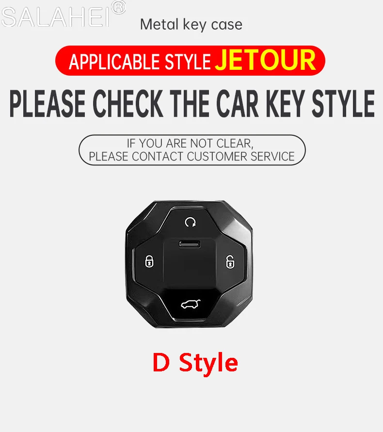 Leather Car Smart Remote Key Case Fob Cover For Chery Jetour Traveller T2 2023 2024 Protector Holder Shell Keychain Accessories