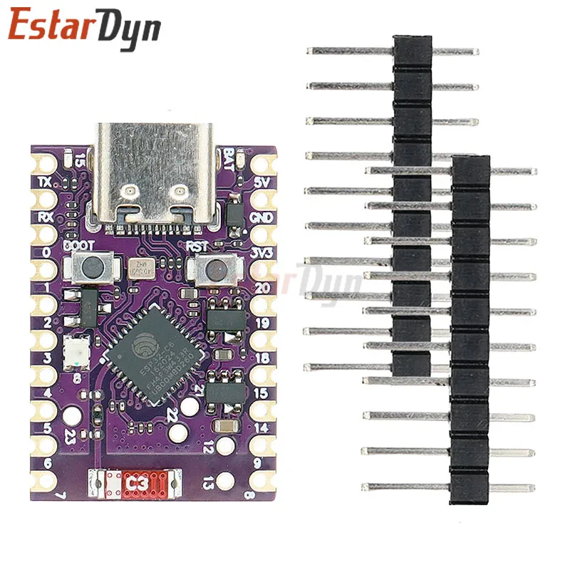 Estardyn  ESP32-C6 SuperMini Development 4MB flash WIFI 6 Bluetooth 5 Microcontroller Programming Learning Board