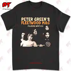 Retro Fleetwood Mac Gig T Shirt 9B1Y