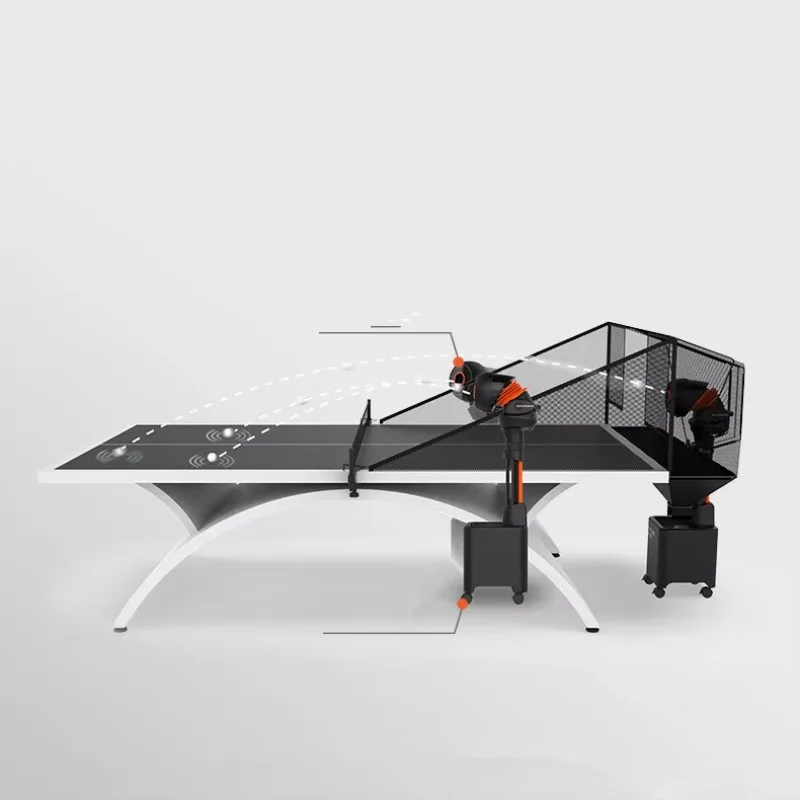 آلة تقديم تنس الطاولة الأوتوماتيكية من STLF، روبوت تنس الطاولة الاحترافي #4
