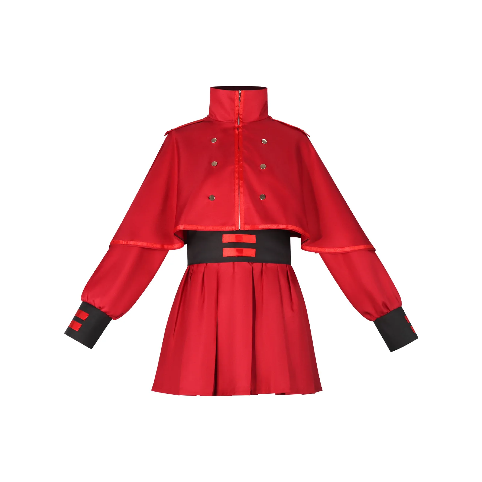 

Vtuber Kasane Teto Cosplay Fashion Cute Red Dress Halloween Christmas Party Dress