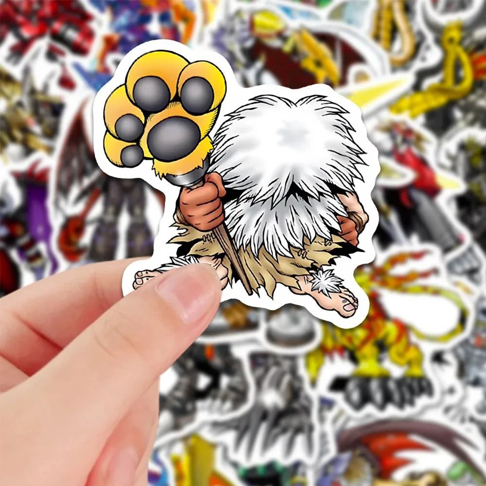 10/30/48pcs Cute Digimon Cartoon Stickers for Kids Toys Cute Agumon Anime Sticker DIY Journal Stationery Laptop Kawaii Decal Toy