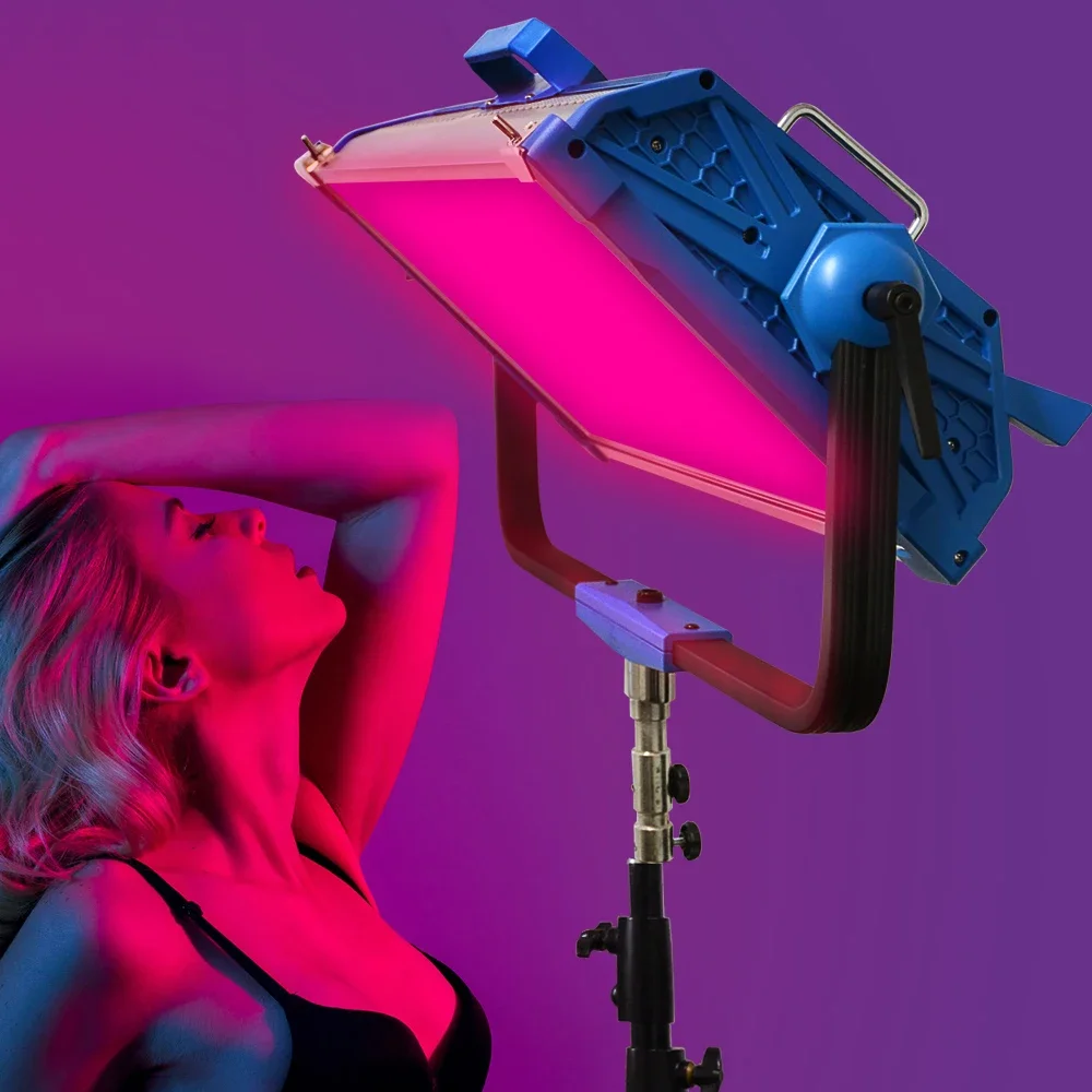 طقم إضاءة التصوير الفوتوغرافي الاحترافي للصوت والفيديو ضوء الاستوديو AI-2000C مجموعة إضاءة LED للتحكم في الهاتف المحمول لإطلاق النار في الاستوديو