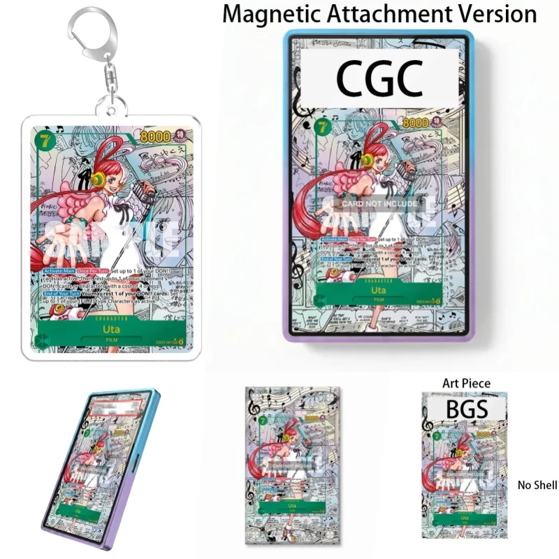 Art Display for ONE PIECE CARD GAME Uta Anime Expand Art Fans Gift Recyclable Acrylic Protective Case Keychain