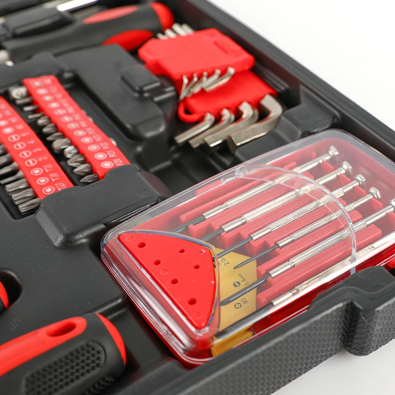 Factory Directly Wholesale 186 Pieces Screwdriver Tool Kit Aluminum Suitcase Hand Tool Sets